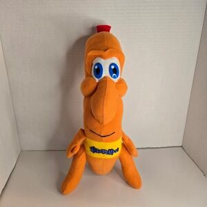 Rare Wienerman Hot Dog 14" Plush Doll 2013 Stuffed Toy Stuffie Funny Gift